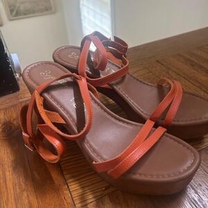 Seychelles Women's Orange Sandals